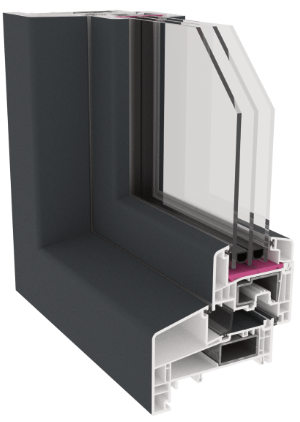 Doorsnede Gealan S 9000 NL