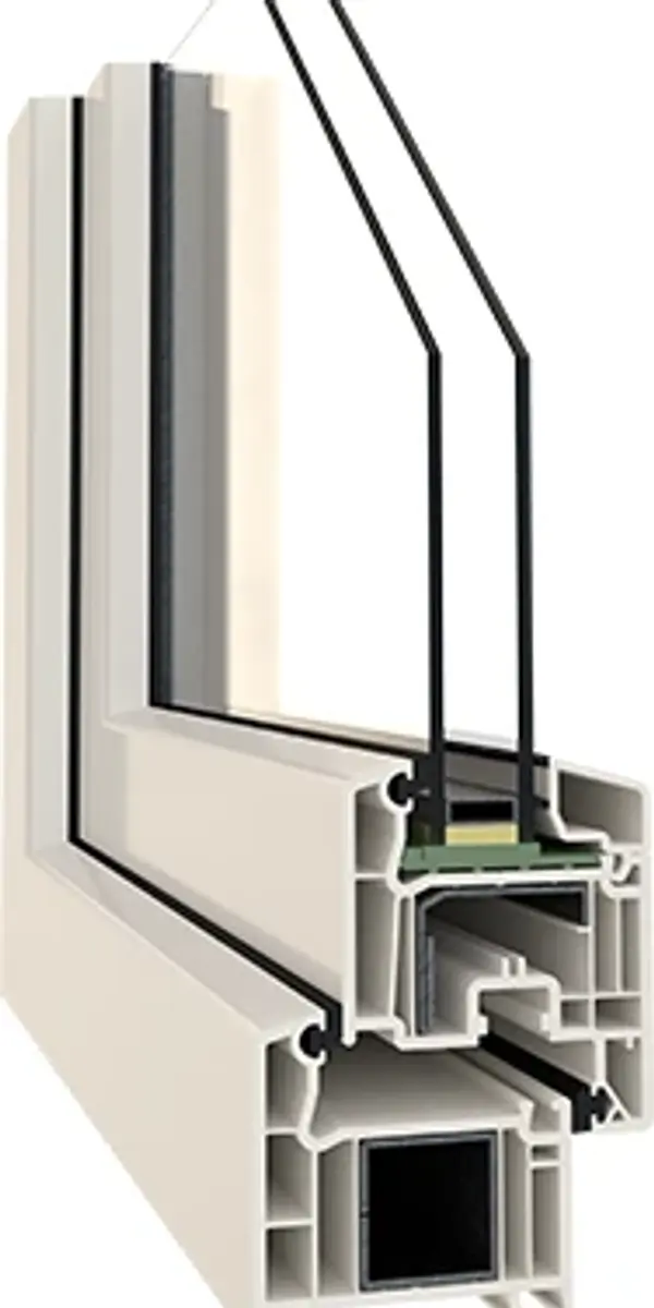 Doorsnede Veka Perfectline 70