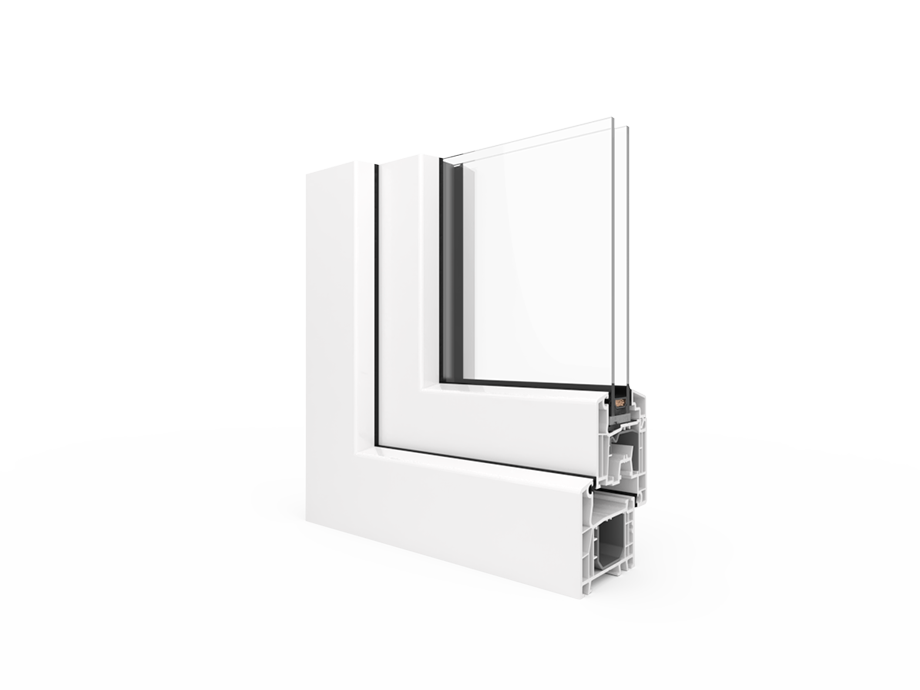 Doorsnede Aluplast Ideal 4000